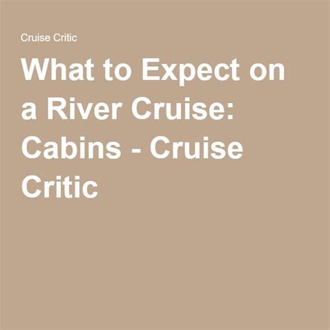 River Cruise Cabins: What to Expect | How to book a cruise, River ...