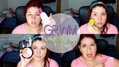 Grwm Arr Glate Conmigo Maquillaje Casual Youtube