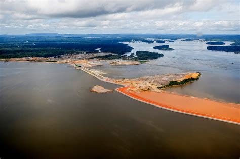 Hydroelectric Dam Belo Monte On The Xingu River Brazil Began To