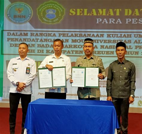 Infopublik Umuslim Bnn Provinsi Aceh Teken Mou Cegah Narkoba