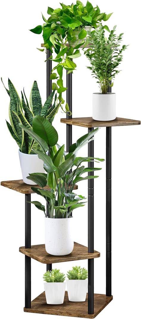 Support Plantes Interieur 5 Niveaux Porte Plante Interieur éTagèRe