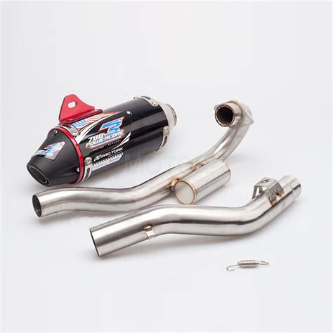 CRF230 CQR250 CNC Motorcycle Cross Country Racing Exhaust Pipe Full