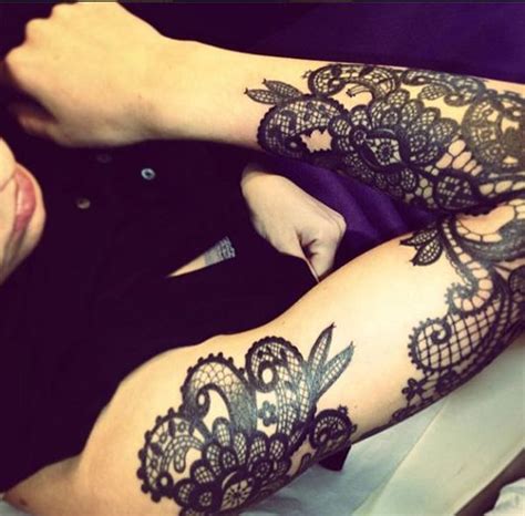 Unveiling 60 Alluring Lace Tattoos For Women Art And Design