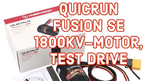 Hobbywing Quicrun Fusion Se Kv Sensored Brushless Motor A Esc