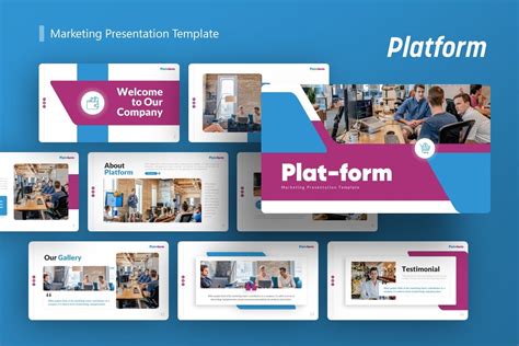 template platform graphic  slidethrive creative fabrica
