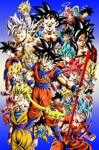 Create a STRONGEST VERISON OF GOKU TIER LIST Tier List - TierMaker