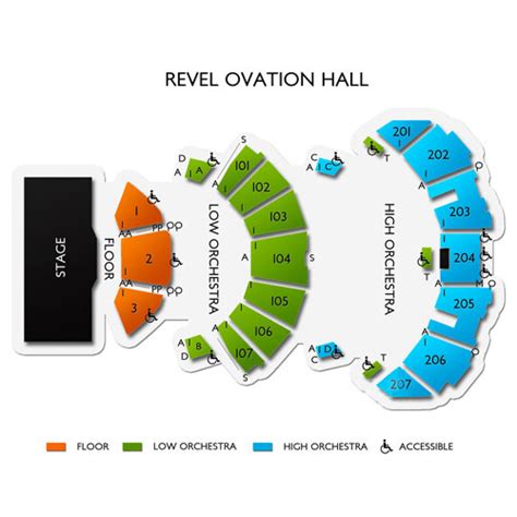 Seating Chart Ovation Hall - chartdevelopment