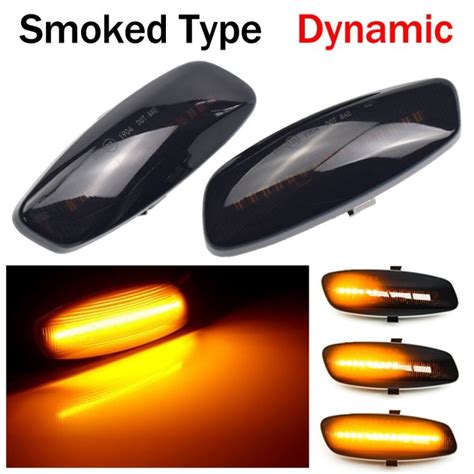 Hys Pieces Led Dynamic Side Marker Turn Signal Light Sequential