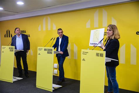 Junqueras y Godàs irán a la segunda vuelta del congreso de ERC con las