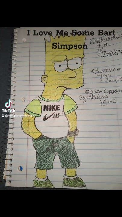 I Drew This Bart Simpson Youtube