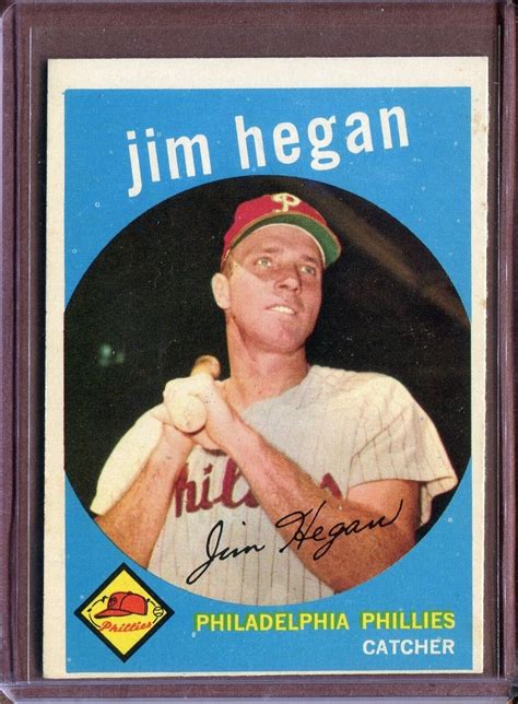 1959 Topps 372 Jim Hegan VG EX D165954 EBay