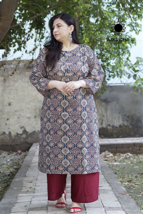 Buy Latest Plus Size Kurtis For Women Adiricha