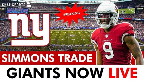 Breaking New York Giants Trade For Isaiah Simmons Before Week 1 Of