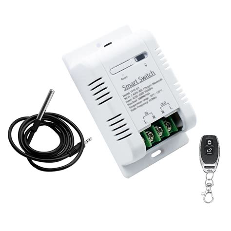 Tuya Wifi Smart Temperature Switch 16A 3000W Intelligent Monitoring RF433 Thermostat Switch ...