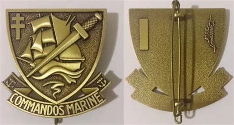 Insigne De B Ret Commandos Marine Forces Sp Ciales De La Marine