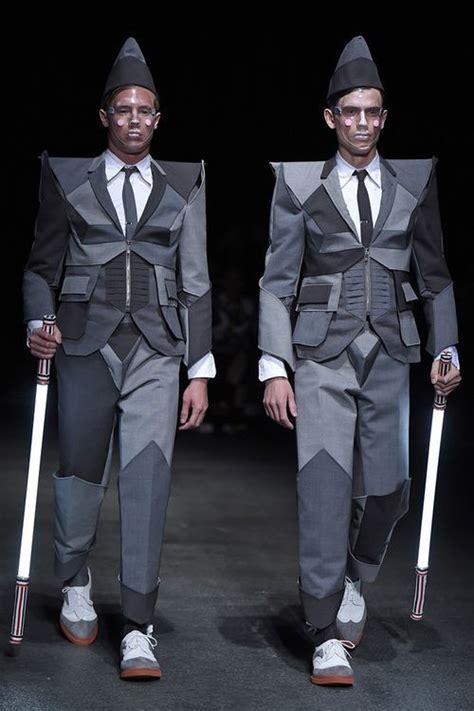 Cubist Fashion Inspiration Fashion Thom Browne Lookbook Men