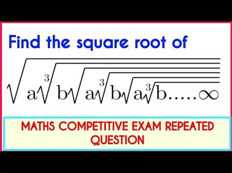 United States Math Olympiad Square Root Simplification Tricks