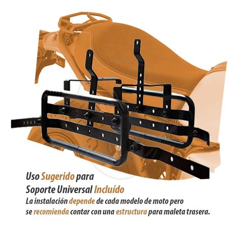 Alforjas Laterales Rigidas Soporte Universal Roda Lts Shad Mercado