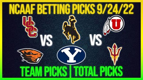 Free Ncaaf Week 4 Betting Picks And Predictions Today 9 24 22 College