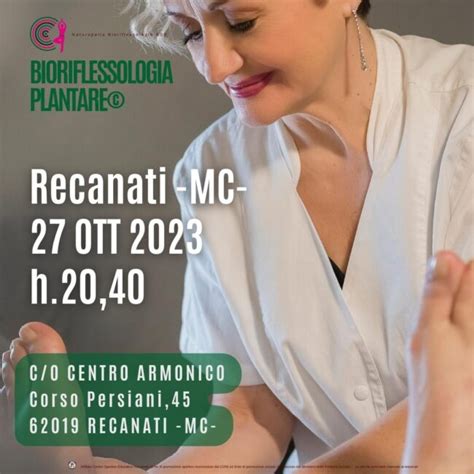 Recanati Mc Ottobre Bioriflessologia Plantare By Marisa