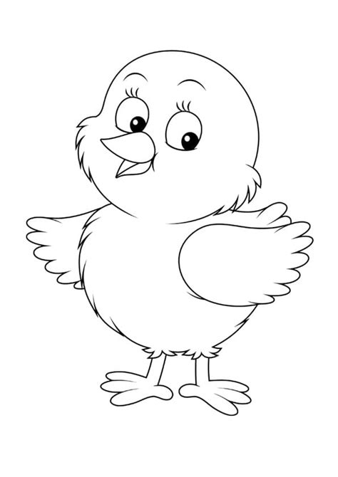 Coloriage Poussin Mignon T L Charger Et Imprimer Gratuit Sur