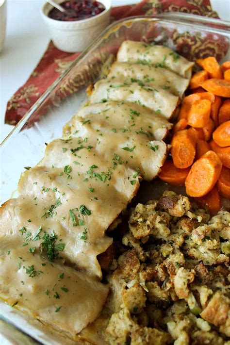 Turkey And Stuffing Roll Ups With Cranberries One Hot Oven