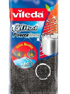 Vileda Glitzi Power Pad Inox Ekstra Kaliteli Pas Tutmaz Zorlu