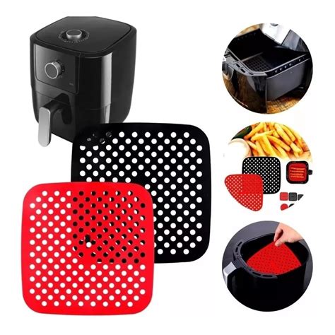 Assadeira De Silicone Forma Para Fritadeira Airfryer Cm Reutiliz Vel