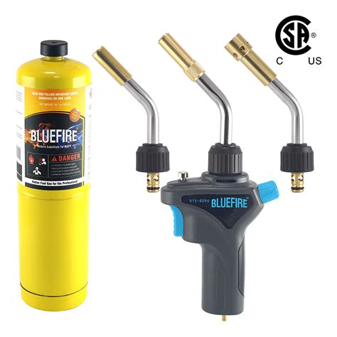 Buy Bluefire Metal Handle Swirl Flame Welding Torch Replaceable Tube Fuel By P Pro And Propane