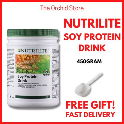 AMWAY Nutrilite Soy Protein Powder 450g Shopee Malaysia