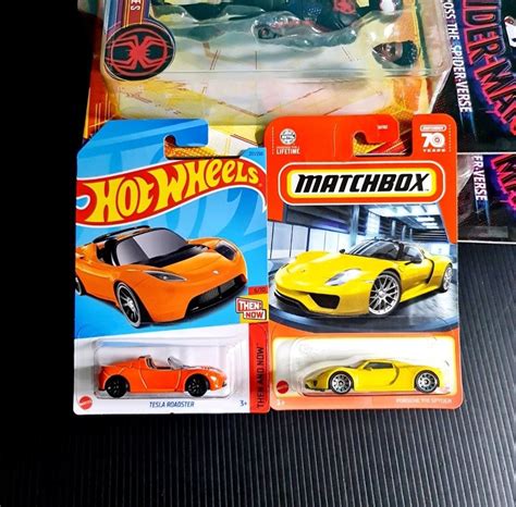 Hot Wheels Tesla Roadster Matchbox 70 Years Porsche 918 Spyder Hotwheels Then And Now Hobbies