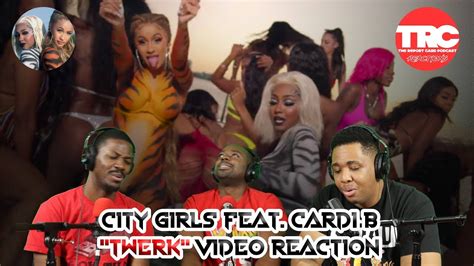 City Girls Twerk Feat Cardi B Music Video Reaction Youtube