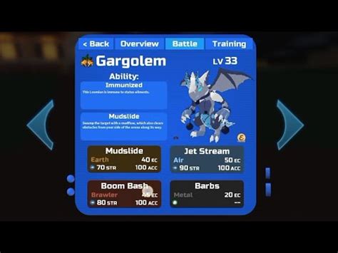 GARGOLEM Base Form IS PRETTY DECENT Loomian Legacy Showcase YouTube