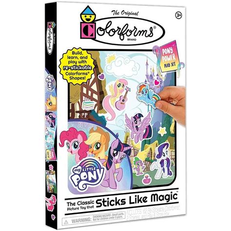 colorforms bluey set repositionable pieces stick  magic scenes