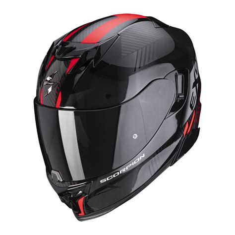 Casco Scorpion Exo Evo Air Laten Negro Rojo Totmoto