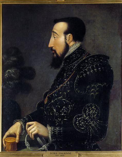 Portrait Dhenri Ii Roi De France 1519 1559 Peinture De Lécole