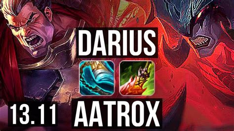 Darius Vs Aatrox Top 8 1 7 1 5m Mastery Legendary 300 Games