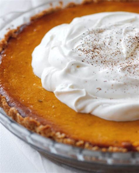 Easy Pumpkin Pie With Graham Cracker Crust Vintage Kitchen Notes