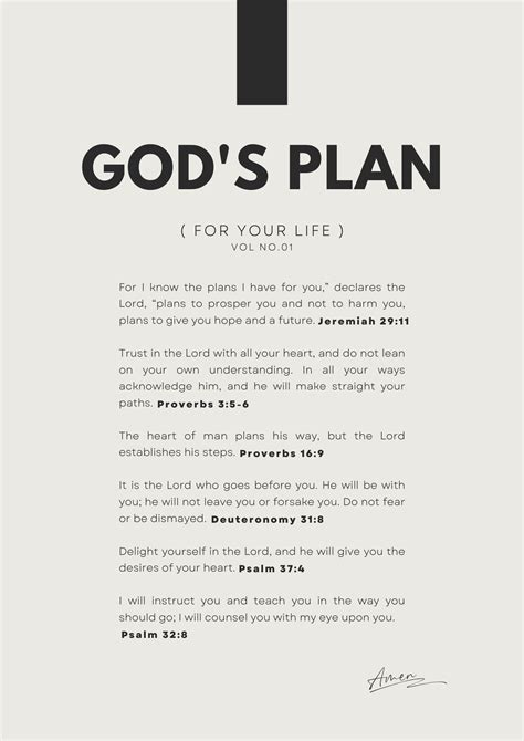 God S Plan For Your Life V1 Promises Of God Poster Bible Verse