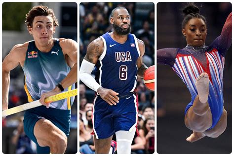 Paris 2024 LeBron James Simone Biles Armand Duplantis Les Stars