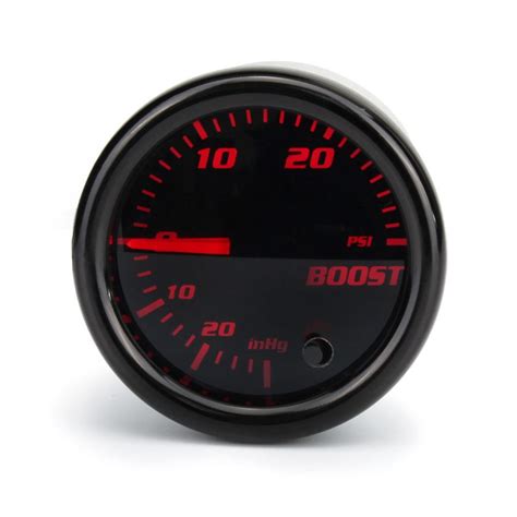 V Inch Mm Turbo Boost Gauge Vacuum Press Meter Psi Color Led