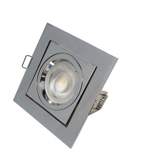 Led Recessed Ceiling Downlights Gu Tilt Angle Square Ip Dimmable