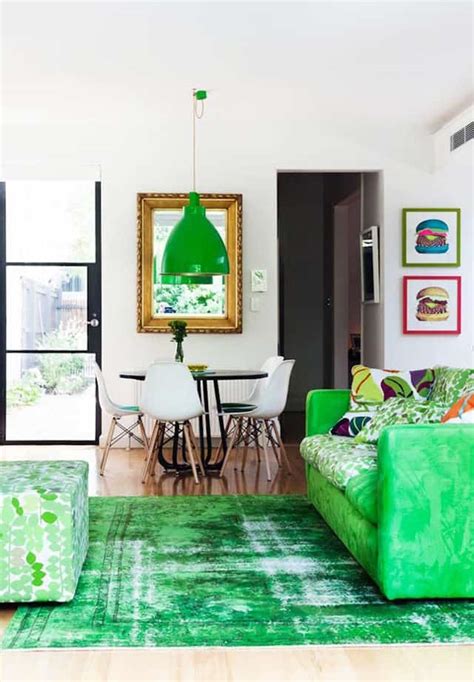 7 Ways To Create Green Color Interior Design