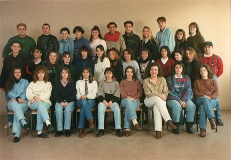 Photo de classe Classe de Terminale G2 1990 1991 de 1990 Lycée