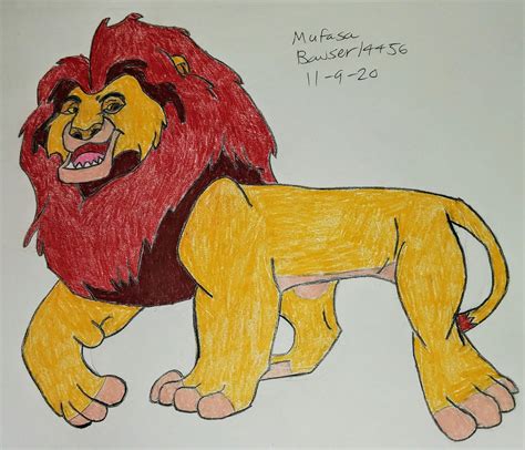 Mufasa drawing by Bowser14456 on DeviantArt