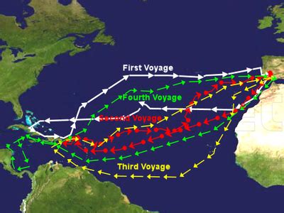 Amerigo Vespucci Route Map