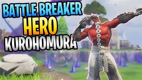 Fortnite New Battle Breaker Hero Kurohomura Outlander Save The World