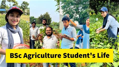 Bsc Agriculture Students Working In Field Bsc Agriculture In Soa