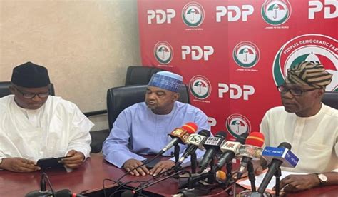 PDP NWC Reverses Ortoms Referral Suspension Of Anyim Shema Others