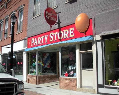 party store wall mount young sign company